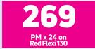 2 x Samsung Galaxy A03 Smartphone-On Red Flexi 130 + On Promo 70