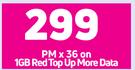 2 x Samsung Galaxy A13 Smartphone-On 1GB Red Top Up More Data + On Promo 70