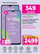 2 x Vivo Y15s 4G Smartphone-On Red Flexi 130 + On Promo 70