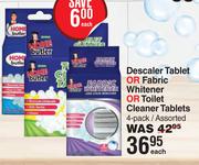 Home Butler Descaler Tablet or Fabric Whitener Or Toilet Cleaner Tablets (4 Pack) Assorted-Each
