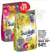 Sunlight 2 In 1 Auto Washing Powder Assorted-2kg Each