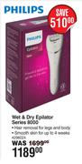 Philips Wet & Dry Epilator Series 8000
