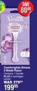 Gillette Venus Comfortglide Breeze 3 Blade Razor