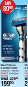 Gillette Mach3 Turbo 3 Blade Razor