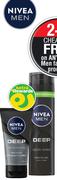 Nivea Men Deep Anti Blackhead Scrub-75ml Each