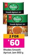 Rhodes Smooth Apricot Jam-For 2 x 900g