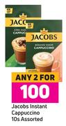 Jacobs Instant Cappuccino Assorted-For Any 2 x 10's