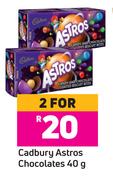 Cadbury Astos Chocolates-For 2 x 40g