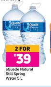 Aquelle Natural Still Spring Water-For 2 x 5L 