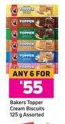 Bakers Topper Cream Biscuits Assorted-For Any 6 x 125g