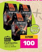 Camp Master Briquettes-For 3 x 4Kg