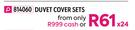 Mara Basic 6 Piece Duvet Cover Sets (Double)