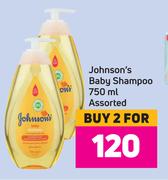 Johnson's Baby Shampoo Assorted-For 2 x 750ml