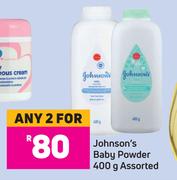 Johnson's Baby Powder Assorted-For 2 x 400g