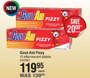 Gout Aid Fizzy-15 Effervescent Tablets Each