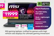 MSI Thin 15 Core i5 Laptop