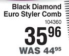 Black Diamond Euro Styler Comb
