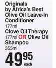 Originals By Africa's Best Olive Oil Leave In Conditioner 177ml Clove Oil Therapy 177ml-Each