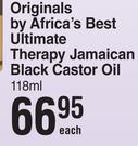 Originals By Africa's Best Ultimate Therapy Jamaican Black Castor Oil-118ml Each