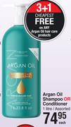 Argan Oil Shampoo Or Conditioner Assorted-1L Each