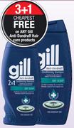 Gill Anti Dandruff 2 In 1 Conditioning Shampoo Assorted-400ml Each