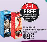 Color Rebel Conditioning Hair Toner Assorted-100ml Each