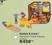 Rubble & Crew Assorted 2 Pack Figures PT-85580