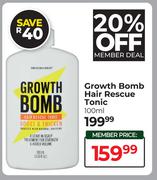 Growth Bomb Hair Rescue Tonic-100ml