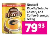 Nescafe Ricoffy Soluble Chicory & Coffee Granules-600g