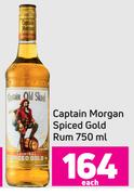 Captain Morgan Spiced Gold Rum-750ml Each