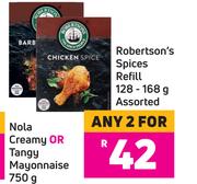 Robertson's Spices Refill Assorted-For 2 x 128-168g