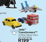 Jada Transformers 3 Pack Nano Cars SIS-253111005