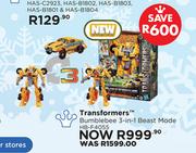 Transformers Bumblebee 3 In 1 Beast Mode HB-F4055