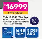 MSI Thin 15 Core i7 Laptop