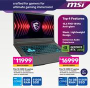 MSI Thin 15 Core i5 Laptop