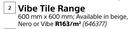 Vibe Tile Range 600mm X 600mm-Per Sqm