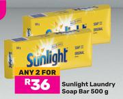 Sunlight Laundry Soap Bar-For Any 2 x 500g