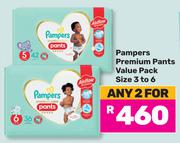 Pampers Premium Pants Value Pack (Size 3-6)-For Any 2