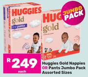 Huggies Gold Nappies Or Pants Jumbo Pack (Assorted Sizes)-Each