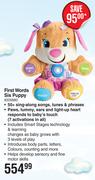 Fisher Price First Words Sis Puppy