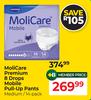 MoilCare Premium 8 Drops Mobile Pull-Up Pants (Medium 14 Pack)-Per Pack