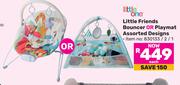 Little One Little Friends Bouncer Or Playmat Assorted Designs-Each