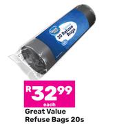 Great Value Refuse Bags-20s