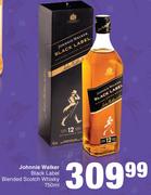 Johnnie Walker Black Label Blended Scotch Whisky-750ml