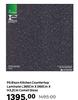 PG Bison Kitchen Counter Top Laminate L360cm x D60cm x H3.2cm Comet Gloss