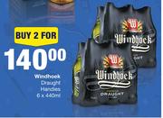 Windhoek Draught Handies-For 2 x 6 x 440ml
