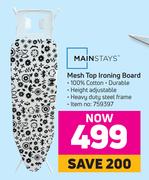 Mainstays Mesh Top Ironing Board