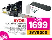 Ryobi 40cc Petrol Chain Saw CS-4016