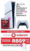 Sony Play Station 5 Slim Digital Console Plus Marvel's Spiderman 2-On Home Internet 200GB