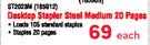 Parrot Desktop Stapler Steel Medium 20 Pages ST2023M-Each